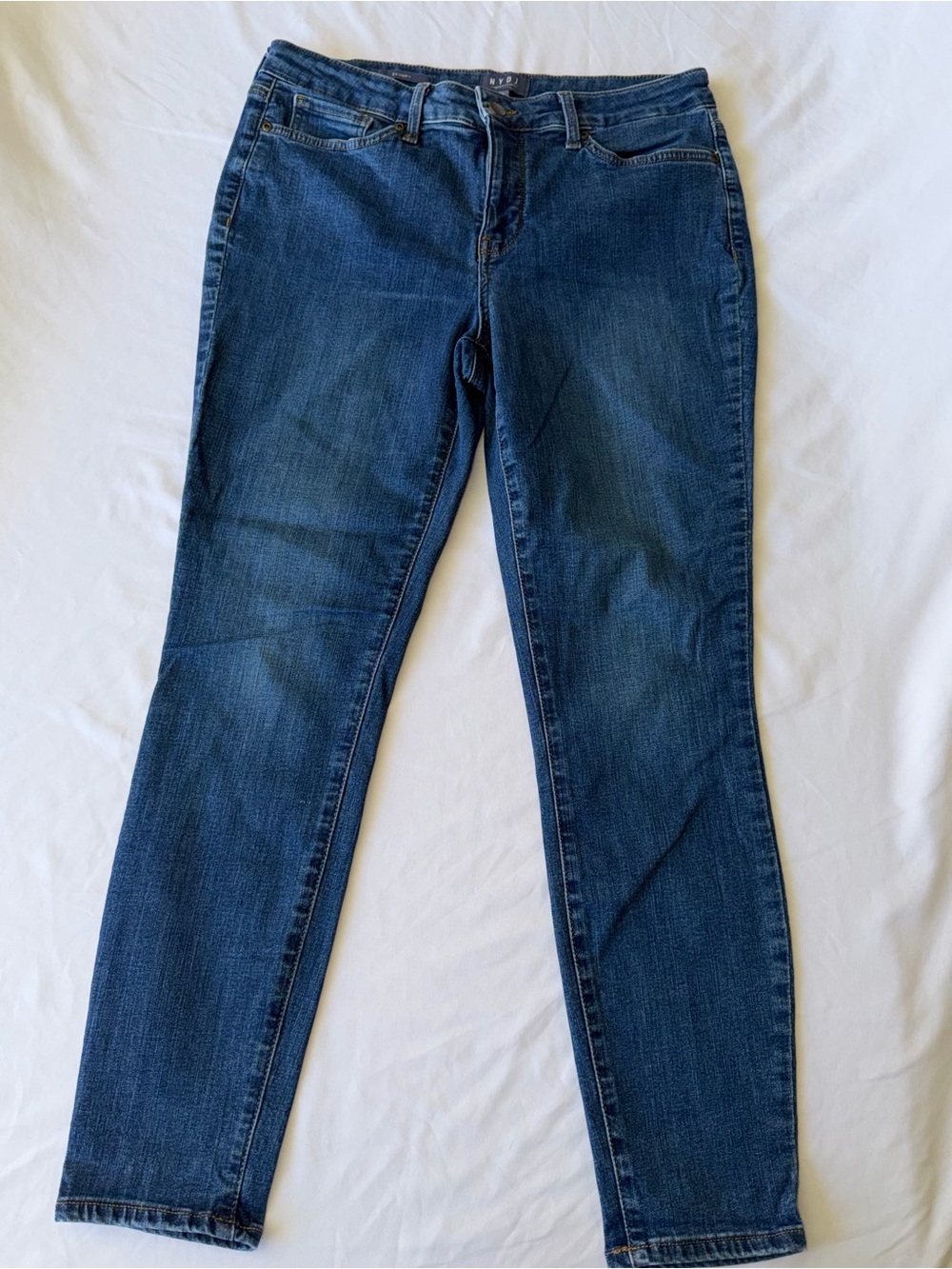 NYDJ Lift Tuck Technology Dark Blue Skinny Jeans